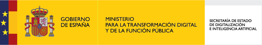 Gobierno de España – Ministerio para la Transformación Digital y de la Función Pública